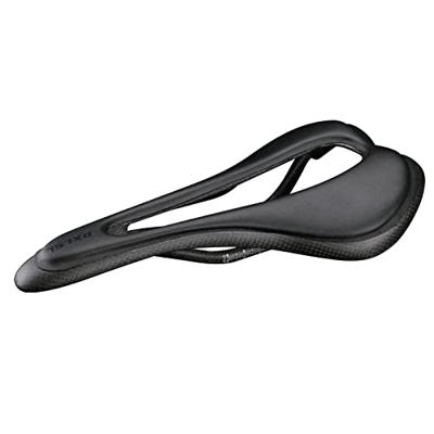 Fibra de Carbono + Gel decuero Suave Alfombrilla de Asiento Delantero sillines Bicicleta montaña 280 * 145mm sillines de Bicicleta de Carretera sillín