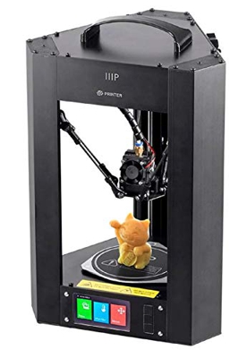 Monoprice Impresora 3D Mini Delta con placa calefactada, calibración automática, completamente para ABS y PLA +, tarjeta microSD sin impresora con mod