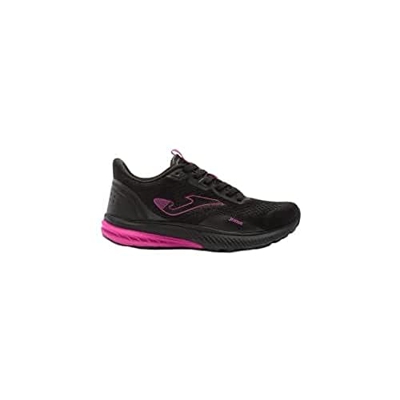 Joma Serie Boro Lady, Zapatillas de Atletismo Mujer, Negro-Fucsia, 39 EU
