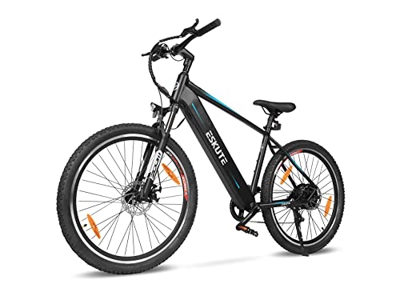 ESKUTE E-Bike Netuno 27,5", Bicicleta Eléctrica con Batería Samsung Cell 36V 14,5Ah, E-MTB para Adultos con Motor Bafang 250W, Autonomía 120km