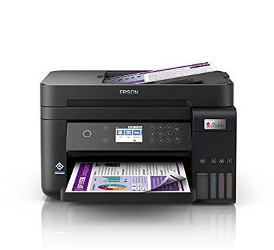 Epson EcoTank ET-3850 | Impresora WiFi A4 Multifunción 3en1 con Depósito Tinta Recargable, Impresión Doble Cara (Dúplex), Alimentador Documentos (ADF)
