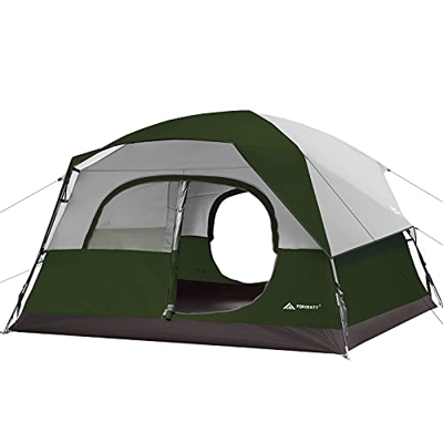 Forceatt Tienda de Campaña 4 Personas,Tienda Campaña con Cubierta Impermeable Removible para La Lluvia,Tiendas de Campaña es Ideal para Actividades Fa