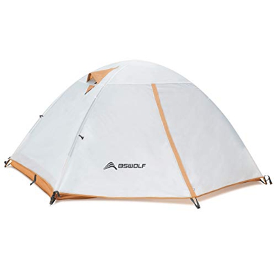 BISINNA Tienda de Campaña 2 Personas Impermeable Doble Capa Camping Tienda Iglú Familiar, Adecuada para Trekking, Campamento, Playa, 3 Estaciones.