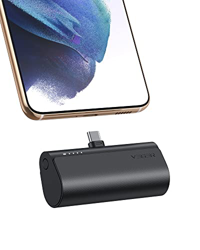 VEGER Mini Power Bank 5000mAh Batería Externa USB C Cargador Portátil Carga Rápida 20W PD Powerbank Compatible con Samsung Huawei Xiaomi Pixel etc (Bl características