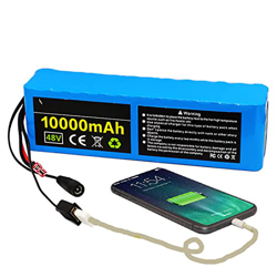 FREEDOH Bicicletas Eléctricas Batería Iones Litio 48V 10Ah 12Ah 14Ah 20Ah 1000W Batería Impermeable Personalizable con BMS + Cargador + USB Apto para  en oferta