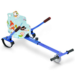iScooter Q1 Hoverboard con Silla - Hoverboard Kart Compatible con 6.5 "8" 10" Hoverboard Fijación, Asiento Hoverboard (Navidad Azul) precio
