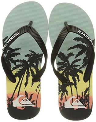 Quiksilver Molokai Art, Sandalia Hombre, Blue 3, 45 EU