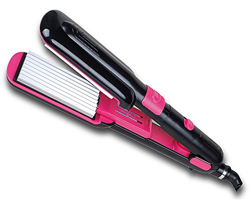 Pelo hierro a Cabello y Gaufre Mini ola rosa precio