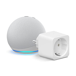 Echo Dot (4.ª generación), Blanco + Philips Hue Smart Plug (Enchufe Inteligente), compatible con Alexa - Kit de inicio de Hogar digital precio
