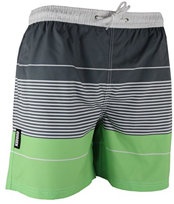 Guggen Mountain Banador de Natacion para Hombre Traje de Bano Color Rayas L