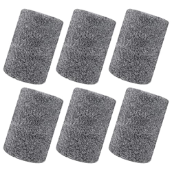 Muñequera Deportiva 6 Piezas Muñequeras Deportivas Coloridas Pulseras de Algodón Sweatband para Hombres y Mujeres Tenis Gimnasia Fútbol Baloncesto,Cor en oferta