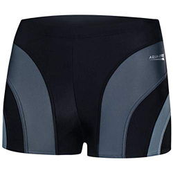 Aqua Speed Sasha Mens Bañadores | Pantalones de baño para Hombres | Protección UV | 05. / 13 / Negro Gris Claro | Tamaño: XXL en oferta