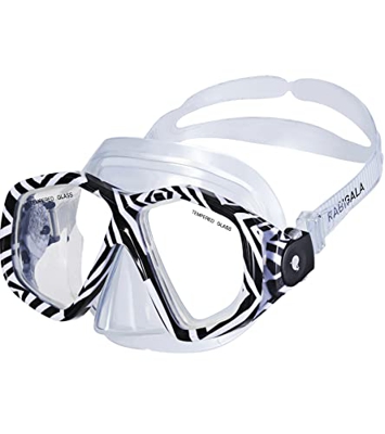 RABIGALA Máscara de esnórquel para adultos, máscara de buceo, gafas de natación, antivaho, para natación, esnórquel, buceo, para niños, hombres, mujer