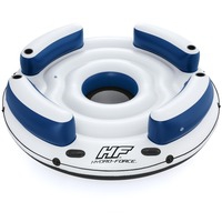 43536 flotador para piscina y playa Azul, Blanco Monótono Isla flotante