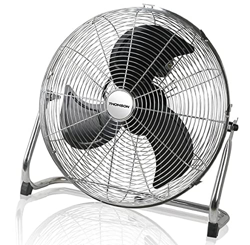 Thomson THVEL245PS Ventilador industrial de suelo, cabezal inclinable, 3 velocidades, aspas metalicas de 45cm, 100W, cromado características