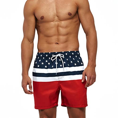 Bañador para Hombre Pantalones de Baño Hombre Bañadores Largo Banador Natacion Casual Bañador Hombre Boxer Surf Swim Trunks Short