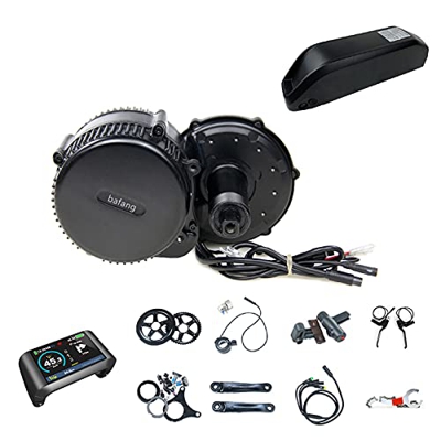 Bafang Bicicleta Eléctrica Motor Central BBS01B Kit de Conversión 36V 250/350 / 500W Motor Central con Batería de 36V 13/15.6/17.4/19.2 / 24Ah (Opcion
