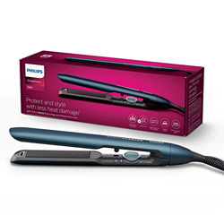 Plancha de pelo serie 7000 de Philips con tecnología ThermoShield en color azul [modelo BHS732/00] en oferta