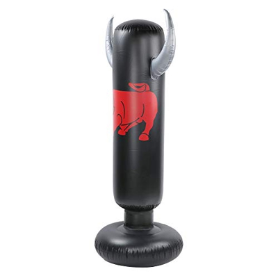 Bolsa de Boxeo Inflable Bolsa de Boxeo de pie Fitness Bolsa de Arena Inflable Tren Alivio de presión Vaso de Boxeo
