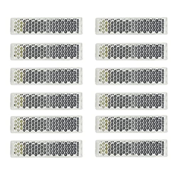 JCstarrie 12 reflectores de bicicleta para pedales de bicicleta, universales, ligeros, reflectantes, color blanco en oferta