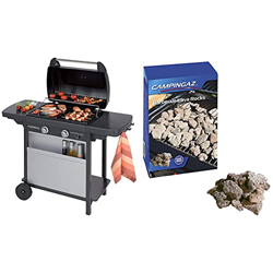 Campingaz 2 Series Classic Lx Vario Barbacoa A Gas, Bbq Con 2 Quemadores, 7.5 Kw + 205637 Piedras Lava, 3 Kg en oferta