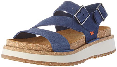 Art Vancouver, Sandalias con Punta Abierta Unisex Adulto, Azul (Denim Denim), 44 EU