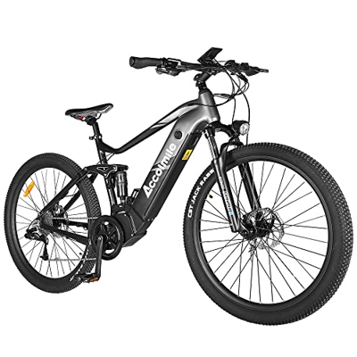 Accolmile Cola Bear 27,5"/29" Bicicleta Eléctrica, Batería Integrada Litio 48V 13Ah 624Wh, Suspensión Completa Unisex para Adultos, Bicicleta de Monta