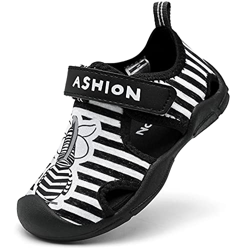 Zapatillas de Playa Piscina Natación Verano Zapatos de Agua para Niños Sandalias Cerrada de Secado Rápido,D Blanco,23 EU características
