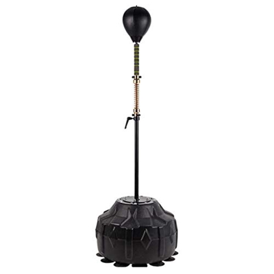 Boxeo Saco Soporte para Adultos Saco De Cobra De Bola Reflectante Saco De Cobra De Rebote De 90 ° para Interior, Ajuste De Altura 145~180cm (Color : B