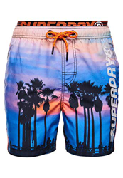 Superdry State Volley Swim Short Pantalones Cortos, Multicolor (Skate Palm 0vp), XS para Hombre en oferta