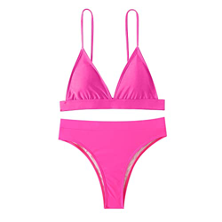 Nuevo 2022 Mujer Bikini Conjunto de Bikinis dos piezas color sólido Moda clásico Sexy Ropa de Playa Push up cintura alta Bikini Tankinis Basic Beachwe características