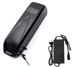 QFWMCW Ebike Battery 48V Lithium Ion Lithium Battery with Charger 10Ah 12Ah Lockable Rechargeable for 500w 750w Multipurpose Cell Electric Bike Mounta precio