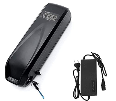 QFWMCW Ebike Battery 48V Lithium Ion Lithium Battery with Charger 10Ah 12Ah Lockable Rechargeable for 500w 750w Multipurpose Cell Electric Bike Mounta