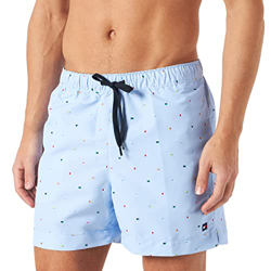 Tommy Hilfiger Cordón Mediano Bañador para Hombre, HIL Micro Flags Print, XXL características