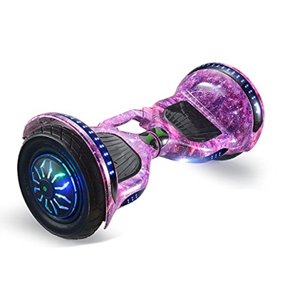 Gmjay Hoverboard Hoverboard de 10", Dos Ruedas, Autoequilibrado, con Luces LED para Niños y Adultos,PNIK