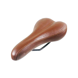 ZCQBCY Sillín de Bicicleta Retro Sillín de Ciclismo de Cuero PU Asiento Vintage Custion Bicicleta de Carretera Sillín Deportivo Asiento de Bicicleta m en oferta