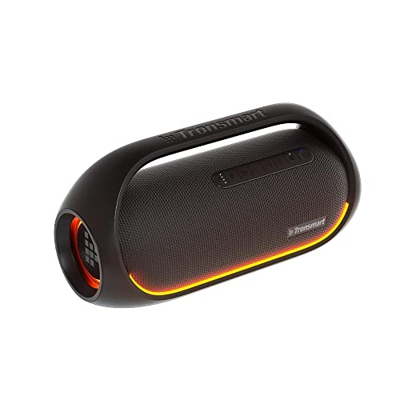 Tronsmart Bang Altavoz Bluetooth 60W, Luces Led y Waterproof IPX6, Sincroniza más de 100 Altavoces Potente con Hi-Res Audio, 15 Horas de Reproducción,
