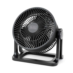 Black + Decker – BXEFD30E Ventilador de sobremesa pequeño, regulable en 3 velocidades, silencioso, 20cm de diámetro ideal para hogar y oficina. Potent en oferta