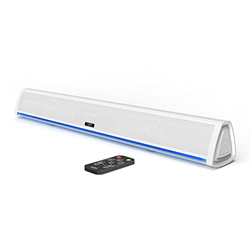 Barra de Sonido TV con Bluetooth, Soundbar para Television, Videojuegos, Música, Barras de Sonido Altavoces para TV Home Cinema, Oficina y PC con Mand características
