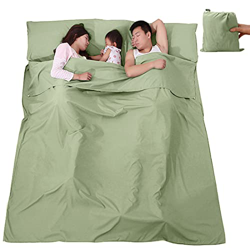 V VILISUN Saco de Dormir Forro Saco de Dormir Ligero Portátil A Prueba de Suciedad Sábana de Camping Ligera y Compacta Ideal para Albergues Juveniles  características
