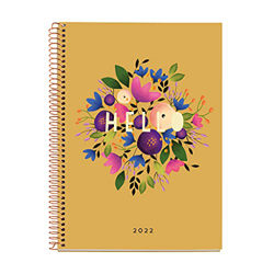 Miquelrius - Agenda anual 2022 Natura, Semana Vista Horizontal, Tamaño Plus 155 x 213 mm (aprox A5), Cubierta rígida mate, Flores Ramo, Español en oferta