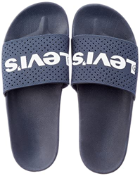 Levi's June Perf, Sandalias Planas Hombre, Azul Marino, 42 EU características