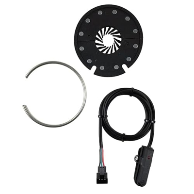 windmeile | Sensor de Pedal KT-D12R, Derecho, Profesional, Sensor Pas, Asistente del Sistema Pas, E-Bike, Bicicleta eléctrica, Pedelec, 24V/36V/48V