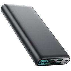 HRTOJ Batería Externa 26800mAh Power Bank, Pantalla LCD con 4 Salida y 2 Entrada Cargador Portátil Móvil, USB C Cargar Bateria Portatil Compatible con en oferta