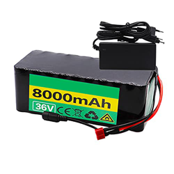 FREEDOH Paquete Batería Litio Bicicleta Eléctrica 36V 8Ah 10S3P Paquete Batería Celda 18650 8000mAh Batería Iones Litio Personalizable para Scooters B características