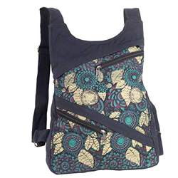 Detalles de la oferta de Mochila Chaleco Hippie Estampada (Verde Mar/Granate) Mochila Chaleco Hippie Estampada (Verde Mar/Granate) en oferta