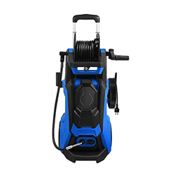 LARS360 Hidrolimpiadora eléctrica de presión máxima 150 bar, 2500 W, máx. 450 l/h, manguera de 5 m, cable de 5 m, con manguera y soporte para cables características