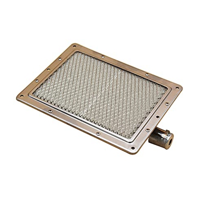 JUSTSHENGKUANG Barbacoa Accesorios Kit de reemplazo del Calentador de la Placa de cerámica del Quemador 220 * 170 mm Quemador de Gases de Gas licuado 