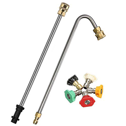 Stone Banks Lanza de pulverización en ángulo, Lanza de lavado de bajo chasis compatible con arandelas a presión Karcher K2 K3 K4 K5 K6 K7, kit de limp en oferta