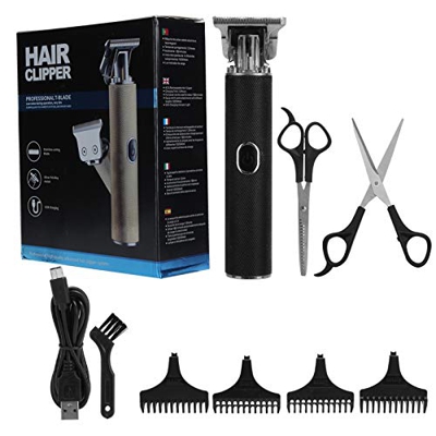 Cortadora de pelo eléctrica profesional con carga USB, cortadora en forma de R, cortadora, herramienta de peinado para peluqueros familiares, peluquer